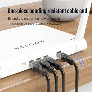 Đúc snag ít khởi động mèo 6 mỏng không được che chở cặp xoắn UPT 32AWG <span class=keywords><strong>Cat6</strong></span> Ethernet vá cáp - Product Image 4