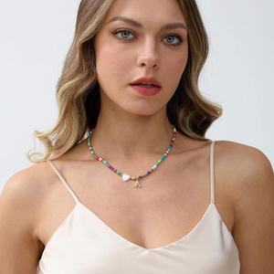 สร้อยคอประดับลูกปัดรูปผีเสื้อสีสันสดใสเรียบง่ายแต่หรูหราสำหรับผู้หญิง แฟชั่นเครื่องประดับฤดูร้อนปี 2025 - Product Image 2