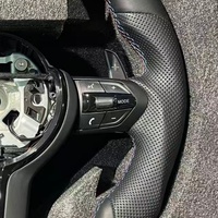 Volant sport en cuir perforé pour BMW Série 3 5 F10 F20 F30 F31 F32 F36 F80 F82 E90 E92 M3 M4 M5
