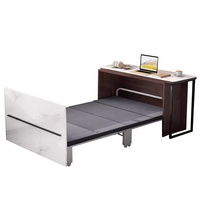 Lequan einformatige stabile vertikale konstruktion montiert MDF-platte gasfederwand-bett mit schreibtisch schreibtisch