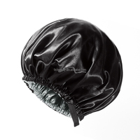 40cm Super Confortable Double Couche Réversible Ajustable extra Large Satin Bonnets