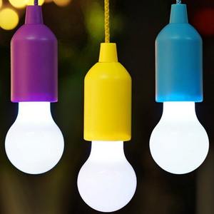 Portable Led Colorful Pull Cord <b>Light</b> <b>Bulb</b> With Retro Design For Camping <b>Outdoor</b> Use White <b>Light</b> 3W Led Source - Product Image 3
