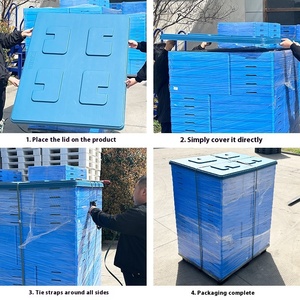 Đặc biệt chịu mài mòn bụi bẩn chống Ash-proof nhựa tấm bìa cho Pallet hậu cần bao bì cho kho Thùng - Product Image 3