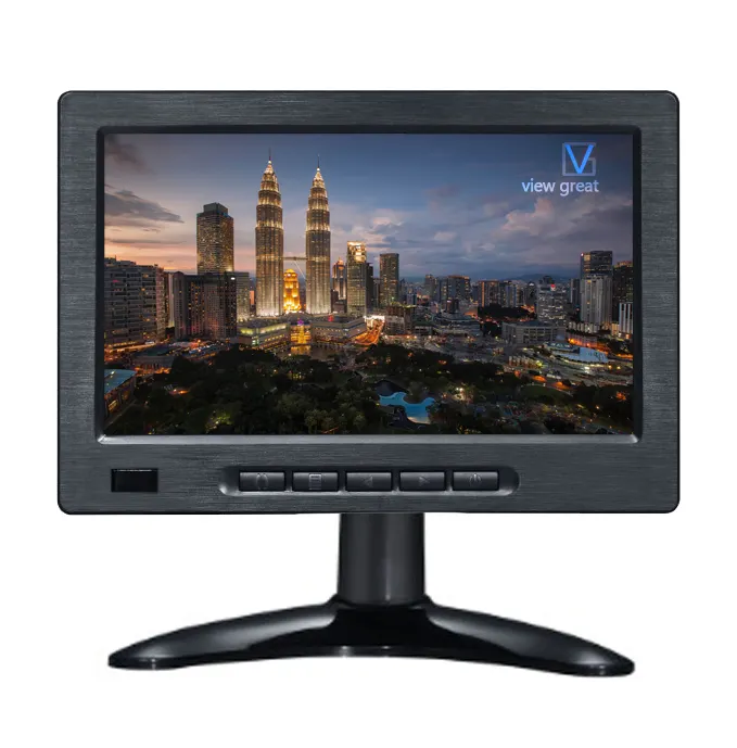 Prezzo di fabbrica 8 pollici industriale piccolo Monitor pc Display portatile 1280x800 Mini Monitor CCTV