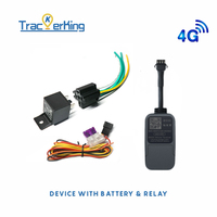 TrackerKing EC33 Traceur GPS 4G pour véhicules et biens avec localisation en temps réel, positionnement LBS, AGPS et Beidou
