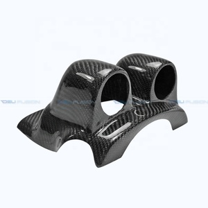 Soporte para Dos Indicadores de 52 mm, de Fibra de Carbono Real, para el Tablero de Mitsubishi Lancer Evolution X EVO 10 CZ4A, 2008-2016 - Product Image 2
