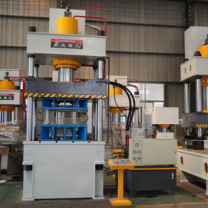 Presse hydraulique à 4 colonnes de 315 tonnes pour la fabrication de plateaux/chariots à main, ligne de production à vendre - Product Image 2