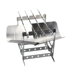 Accessori commerciali personalizzati in acciaio inossidabile senza fumo per barbecue a carbone da esterno griglia per barbecue