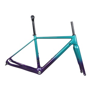 External Cable Disc Gravel Bike <b>Frame</b> GR029 Di2 and Mechanical Compatible 49/58cm Size - Product Image 1