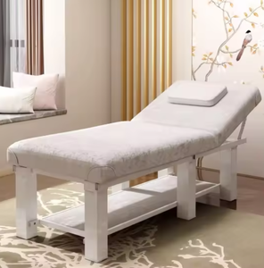 Lit de massage haut de gamme en bois massif avec fonctionnalités de massage multifonctionnel et de thérapie de réglage osseux de médecine traditionnelle chinoise - Product Image 4