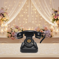 Livre d'or de mariage en gros, téléphone filaire, enregistrement, design antique, filaire