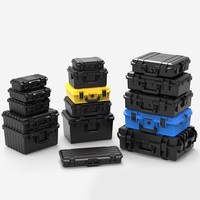 Boîte à outils en plastique personnalisée, étanche IP67, antichoc, protection de sécurité, étui de transport pour armes à feu, étui pour instruments et équipements