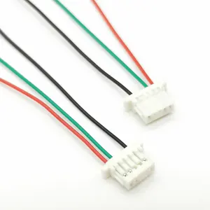 新的硅胶线24AWG电缆到JST 1.0连接器