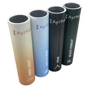 Tube en alliage d'aluminium anodisé série 6000 avec logo personnalisé sérigraphié dégradé, trous percés CNC, pliage/soudage/découpe