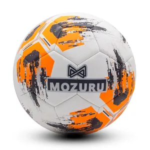 Toptan çevre dostu popüler Futsal gençlik futbol özel Logo dikişli boyutu 5 futbol topu futbol topu