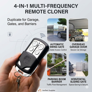 Télécommande de portail SMG-020M la plus récente, duplicateur 433 MHz pour certains codes roulants et tous les codes fixes, <span class=keywords><strong>porte</strong></span>-clés 433,92 MHz pour barrière - Product Image 4