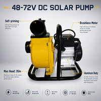 Pompa DC Tanpa Sikat Self-Priming 48V 60V 72V Universal Tenaga Surya dengan Remote Control