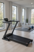 Tapis roulant domestique pliant électrique portable OEM équipement de gymnastique multifonctionnel Test de fréquence cardiaque 1.5HP moteur calories sans fil 120kg