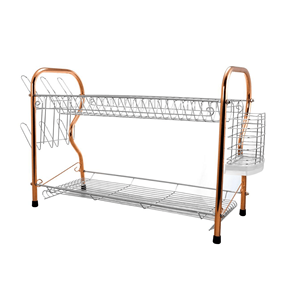 DB Better Chef 16 \ "Ecológico Estante para platos en forma de R de 2 niveles Cromado Caja de material de PC de metal de diseño económico Embalado - Product Image 2