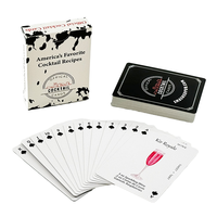 Vente en gros de cartes à jouer personnalisées de haute qualité Ensemble de cartes à jouer au poker avec logo personnalisé