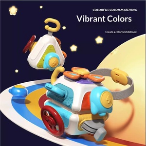 ลูกบอลจับเล่นสำหรับเด็กเล็ก 6-in-1 ของเล่นเสริมพัฒนาการรูปทรงหลายเหลี่ยม ทำจากพลาสติก เหมาะสำหรับเด็กทารกและเด็กวัยเตาะแตะ - Product Image 4