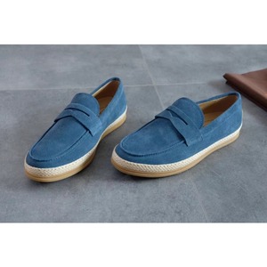 Mocasines de Ante Cómodos para Hombre, Estilo Espadrille, Estética Old Money, Estilo Casual para Caminar, Combinables con Todo, Tendencia de Moda - Product Image 1