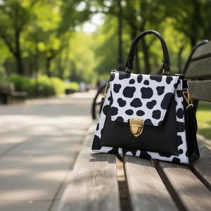 Sac à bandoulière vintage en cuir véritable Fana pour femme, modèle Biuna, avec une seule poignée, doublure en cuir véritable, utilisable été comme hiver - Product Image 2