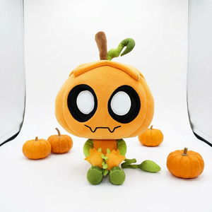 Dandy's World Pumpkin Plush Toy 25cm Cartoon Game Character Stuffed Doll Soft Polyester Fiber <b>Halloween</b> <b>Decor</b> Collectible Gift - Product Image 3