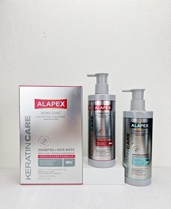Kit de soin capillaire à la kératine Alapex 98% Lissage des cheveux <span class=keywords><strong>Sans</strong></span> sulfate et <span class=keywords><strong>sans</strong></span> sodium Soins hydratants quotidiens Shampooing Masque capillaire - Product Image 3