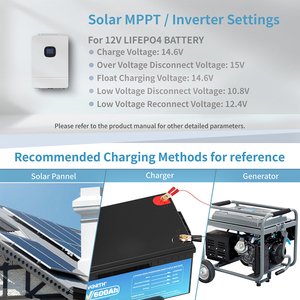 Kepworth 12.8V 600Ah <b>Battery</b> Rechargeable Lithium <b>Batteries</b> with 200A BMS for Solar Off-grid Applications 600Ah <b>12V</b> - Product Image 4