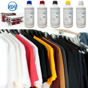 T Shirt DTG baskı mürekkebi 1000ml/orijinal XP600/4720/3200 beyaz UV tekstil mürekkep için