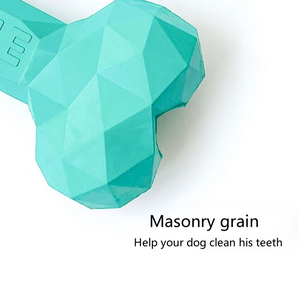 Giocattolo per cani da masticare a forma di cane con grano di diamante in gomma giocattolo per cani da masticare - Product Image 4
