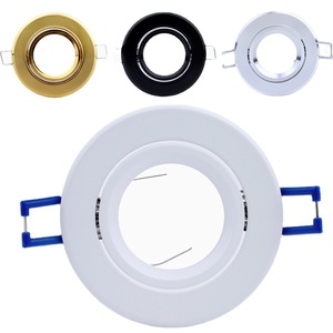 Modern Aluminum Black White GU10 MR16 Embedded Downlight <strong>Ceiling</strong> <strong>Light</strong> Housing LED Spotlight Holder <strong>Bracket</strong> with Remote Control - Product Image 4