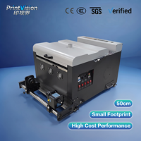 Appareil d'application de poudre DTF automatique PrintVision 50 cm avec système de séchage et de contrôle de la vitesse et de la direction de secouage réglables