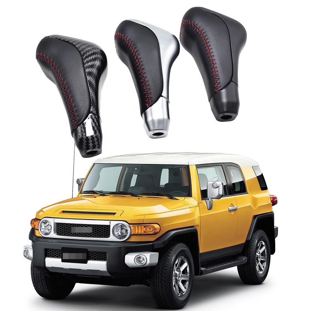 Ручка переключения передач PTR573414102 из натуральной кожи и углеродного волокна для FJ LAND CRUISER FJ150 4runner 2012-2020 TUNDRA TRD PRO