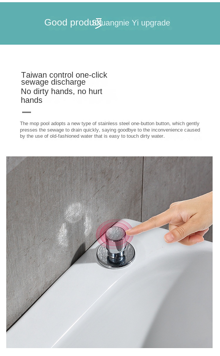 2022 Bathroom Sinks Deep Height Basins Specifications Porcelain White Ceramic Mop Washroom Sink