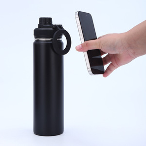 18 25 32 40 oz Sports Office Cup Vacuum <b>Flask</b> Thermos Double Wall Stainless Steel Water <b>Bottle</b> Magnetic Handle Travel Phone - Product Image 5