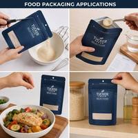 Sachet d'emballage alimentaire personnalisé imprimé avec fermeture éclair, fenêtre et trou de suspension, pochette laminée de qualité alimentaire, usine OEM