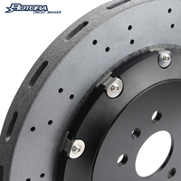 Disco de Freno de Cerámica y Fibra de Carbono con Tecnología Resistente al Calor de 380, 400 y 410 mm, Apto para Pistones de 4, 6, 8 y 10 Pistones para Cadillac, Chevy y Buick