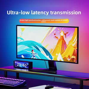 Nieuwe game e-sports computer desktopmonitor met schermkleurverandering en RGB-schermverlichting omgevingsverlichting - Product Image 4