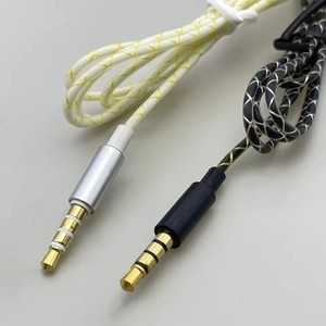 <span class=keywords><strong>HIFI</strong></span> écouteur ligne réparation 3.5mm 4 pôles prise Jack bricolage écouteur câble Audio contrôleur réparation remplacement casque fil - Product Image 4