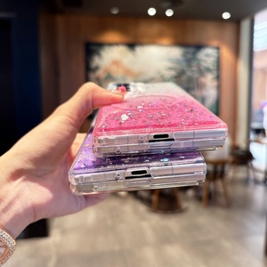 Funda Transparente con Lentejuelas y Estrellas Brillantes para <span class=keywords><strong>Samsung</strong></span> Galaxy Z <span class=keywords><strong>Fold</strong></span> 7 6 5 4 <span class=keywords><strong>3</strong></span>, Carga Inalámbrica, Magnética, con Degradado de Color - Product Image 5