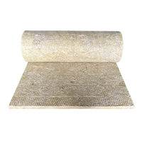 Rouleau de laine de roche de basalte flexible pour l'isolation thermique et phonique des murs extérieurs et des tuyaux, norme EN ASTM