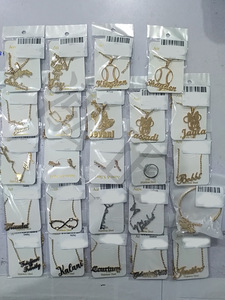 Wholesale Custom <b>Name</b> Heart Pendant Necklace Gold Plated Personalized Gift for Women Classic Stainless Steel Necklaces - Product Image 5