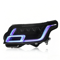 Ensemble de phares à matrice LED pour Land Rover Range Rover Vogue L405 2013-2017, mise à niveau facelift 4 yeux DRL, Plug and Play