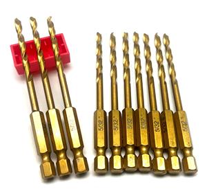 Apex Manufacturer Fully Ground <b>Titanium</b> Coated Shank <b>Drill</b> <b>Bit</b> 135 Degree Split Point Type N Right Hand Drilling - Product Image 4
