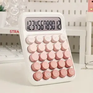 Calculatrice d'étudiant de couleur en gros Calculatrice de pack numérique électronique Calculatrice de logo personnalisé