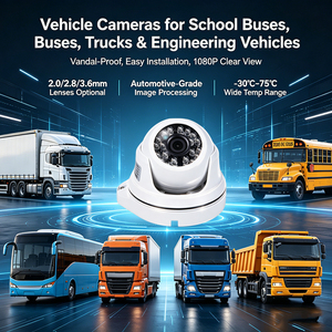 Caméra de voiture AHD de qualité commerciale avec micro intégré haute sensibilité, enregistrement audio, AHD 720P, grand angle, dôme pour <span class=keywords><strong>transport</strong></span>, OEM/ODM - Product Image 5