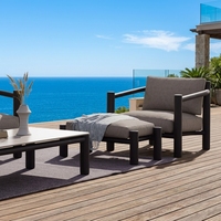 Anpassbares Modernes Aluminium-Outdoor-Sofa-Set - Luxuriöses Design für Hotel- und Innenhofnutzung