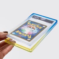 Achetez des cartes Pokémon de collection PSAGraded Guard avec panneau transparent, couleurs dégradées mixtes
